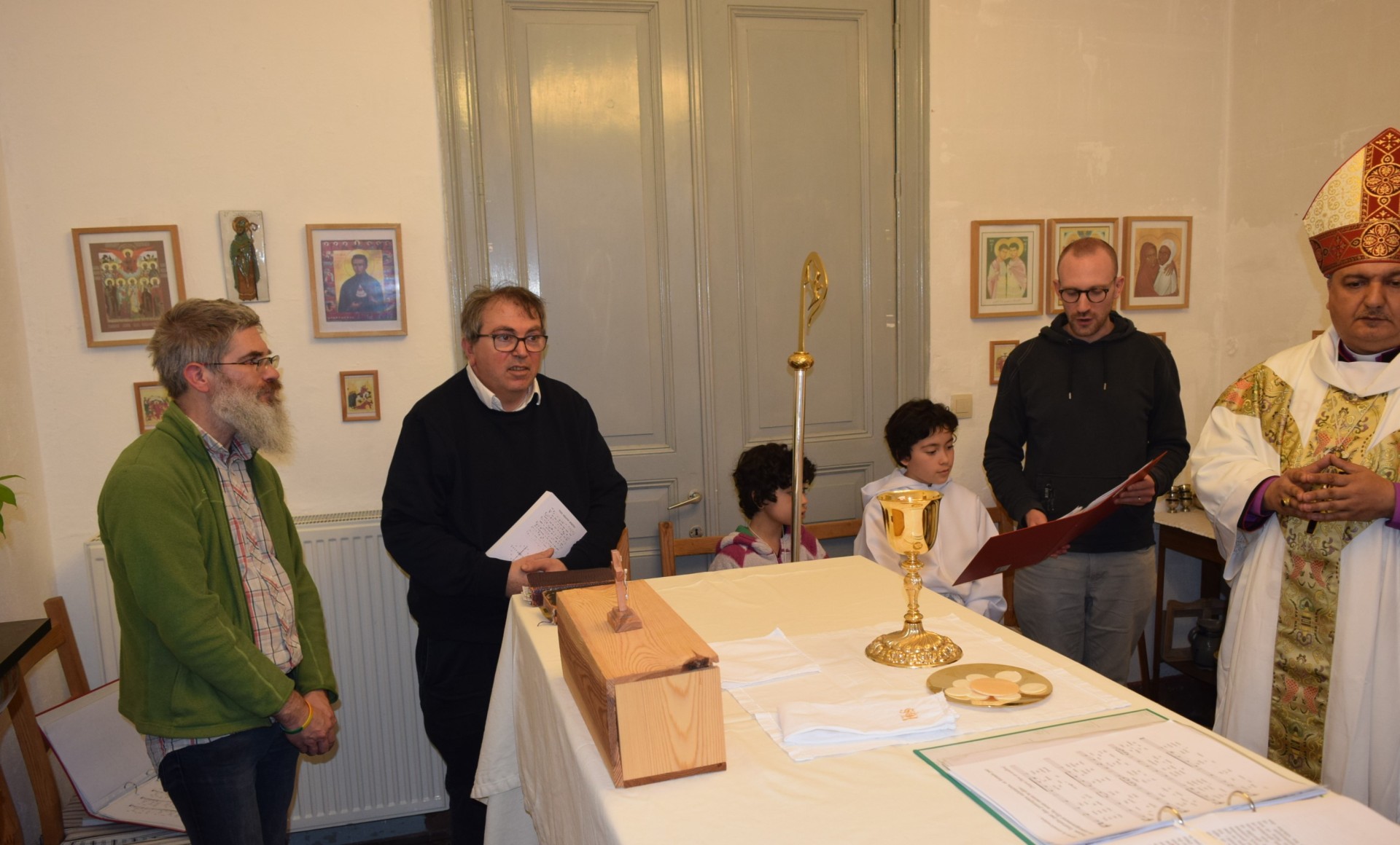 Messe d intercommunion avec l'église anglicane libre internationale belgique et pays bas